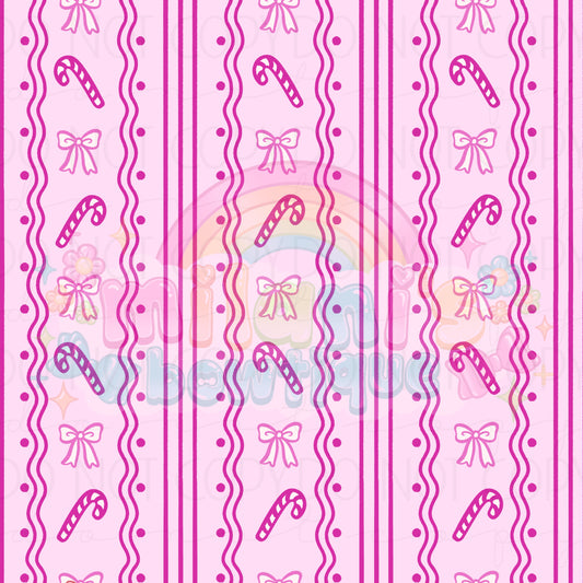 Coquette Pink Candy Canes