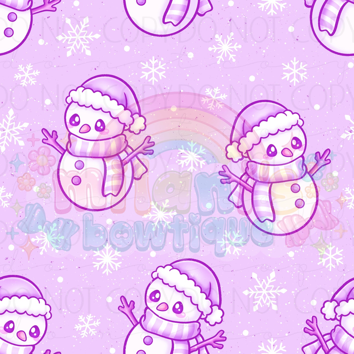 Snowman Pink