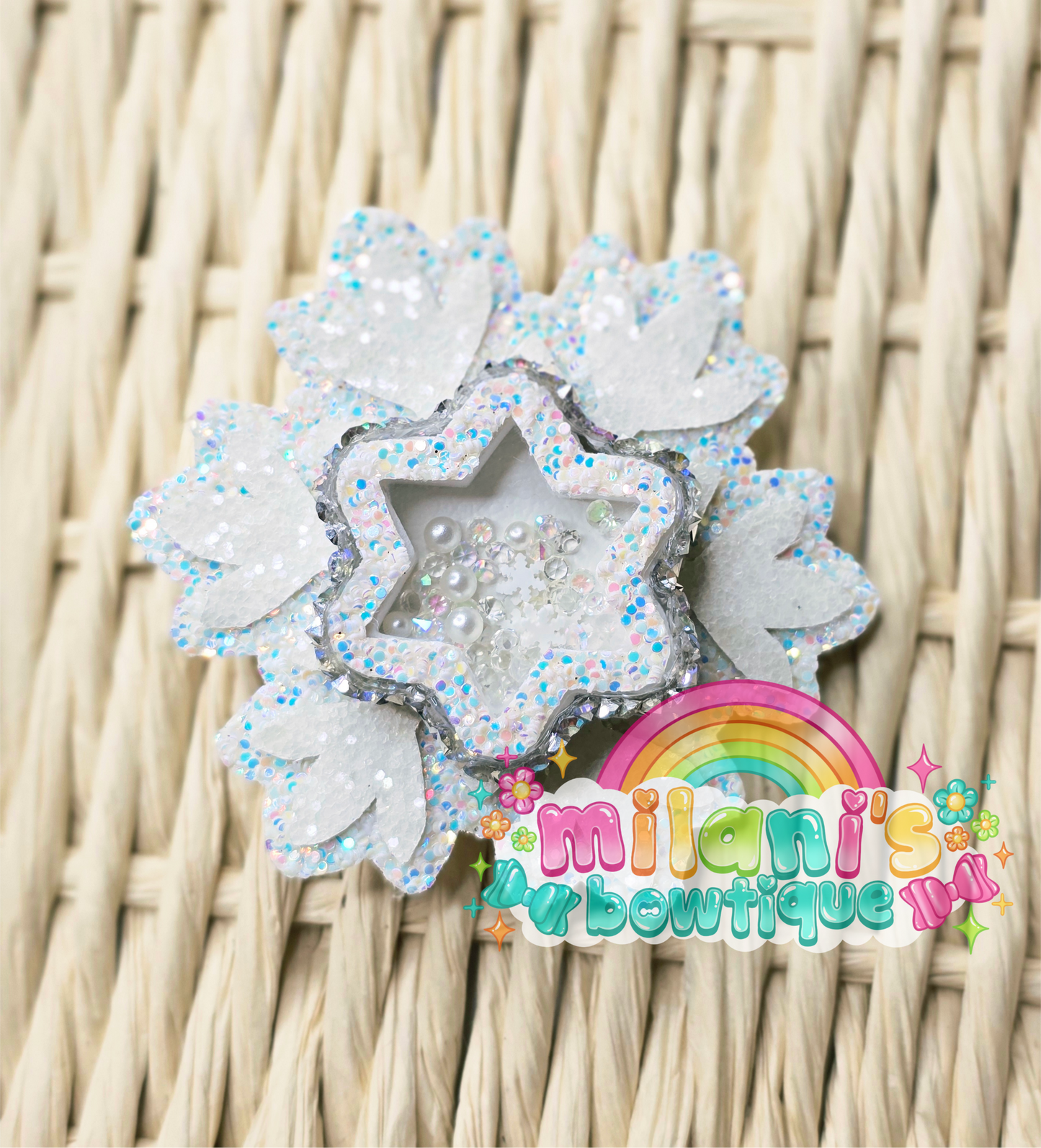 Solid Snowflake Shaker