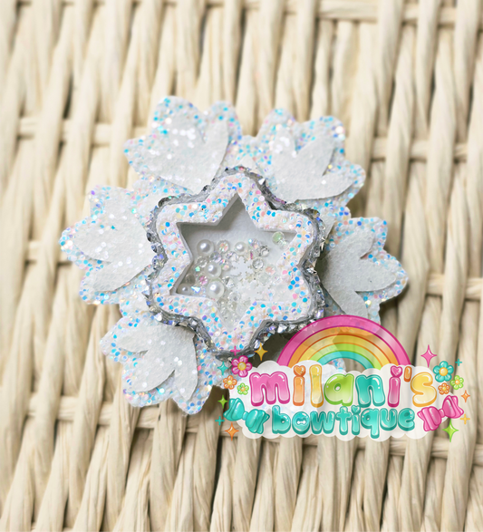 Solid Snowflake Shaker