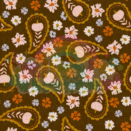 Pumpkin Paisley