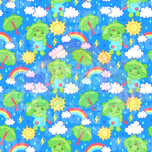Blue Rainy Frogs