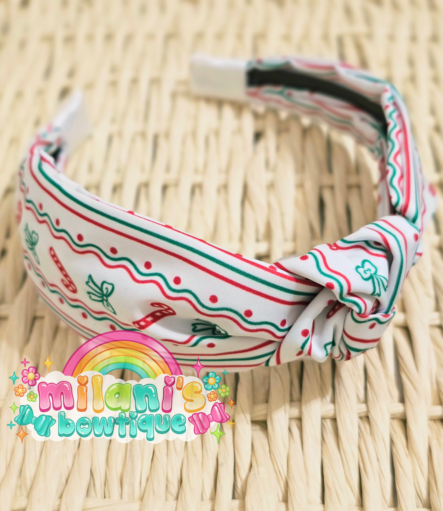 Coquette Green Candy Canes