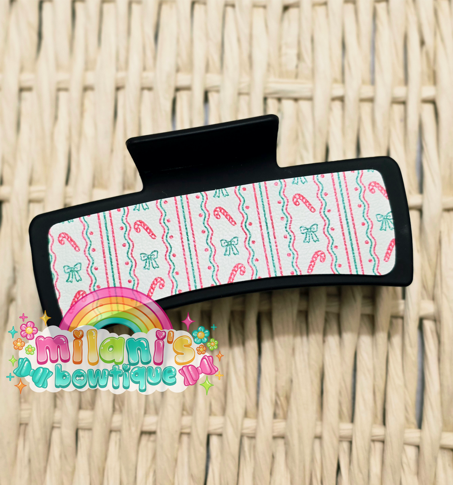 Coquette Green Candy Canes