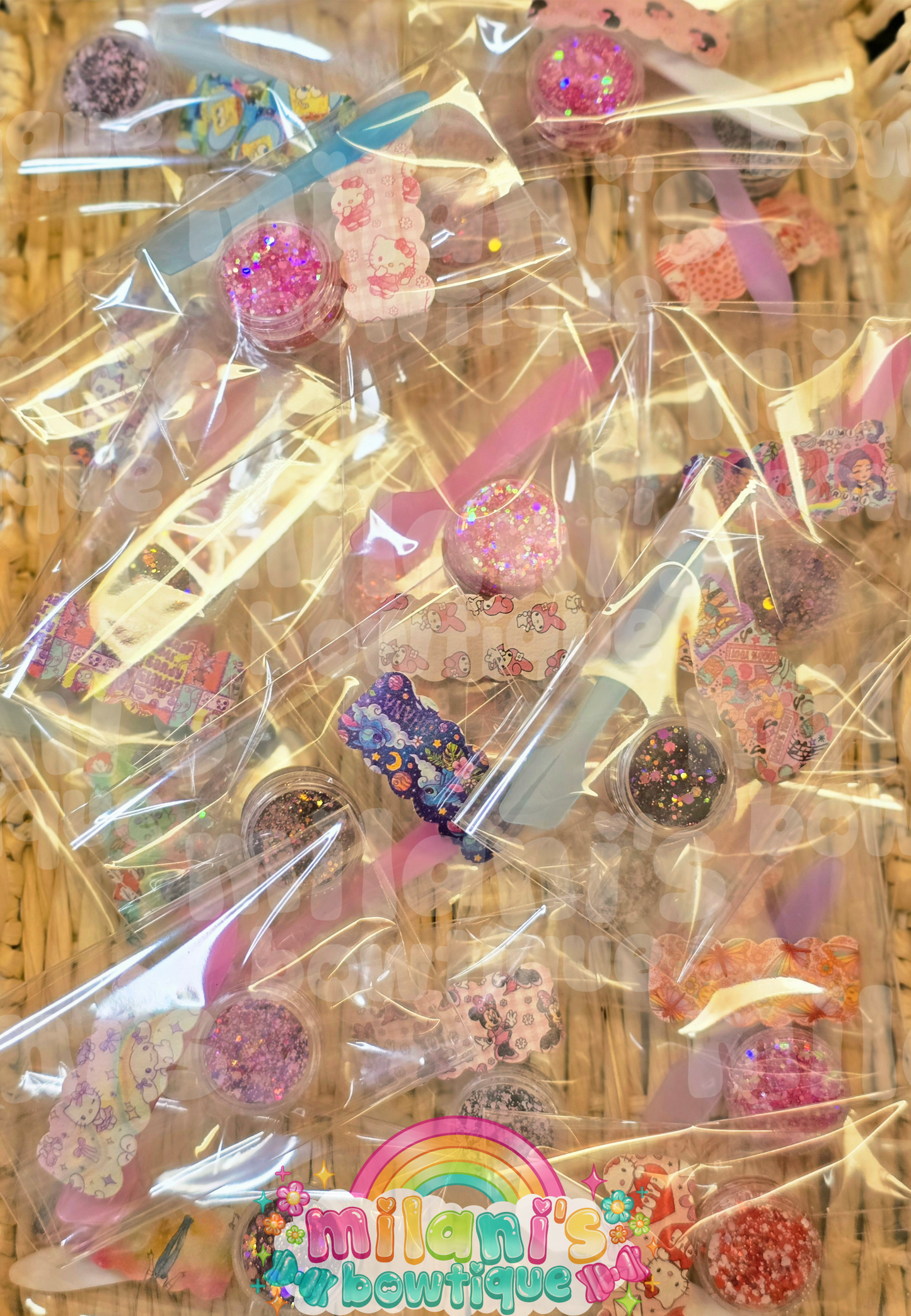 WS Glitters & Snap Clips Package Fillers