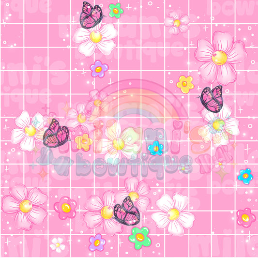 Pink Butterfly Flowers