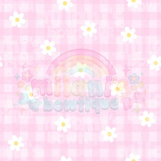 Gingham Flowers