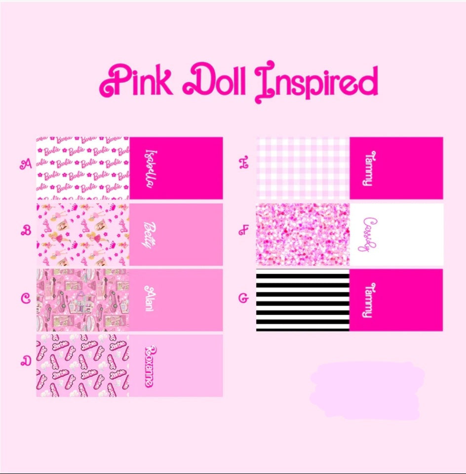 Custom Name Puff Bows