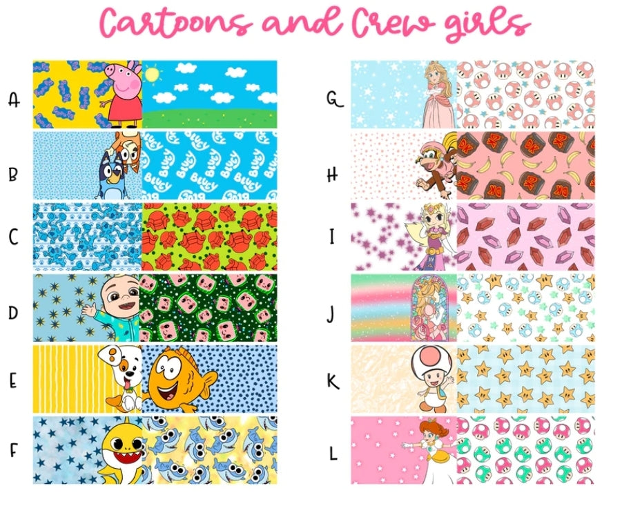 Custom Name Puff Bows