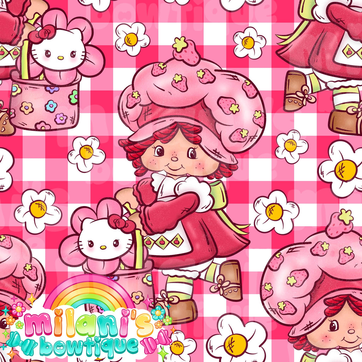 Strawberry Kitty Girl