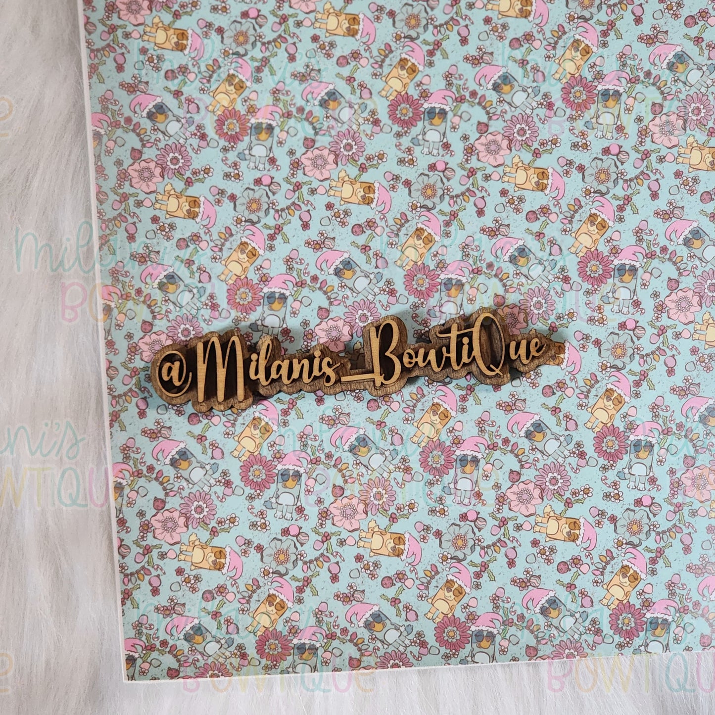 Heeler Christmas Floral