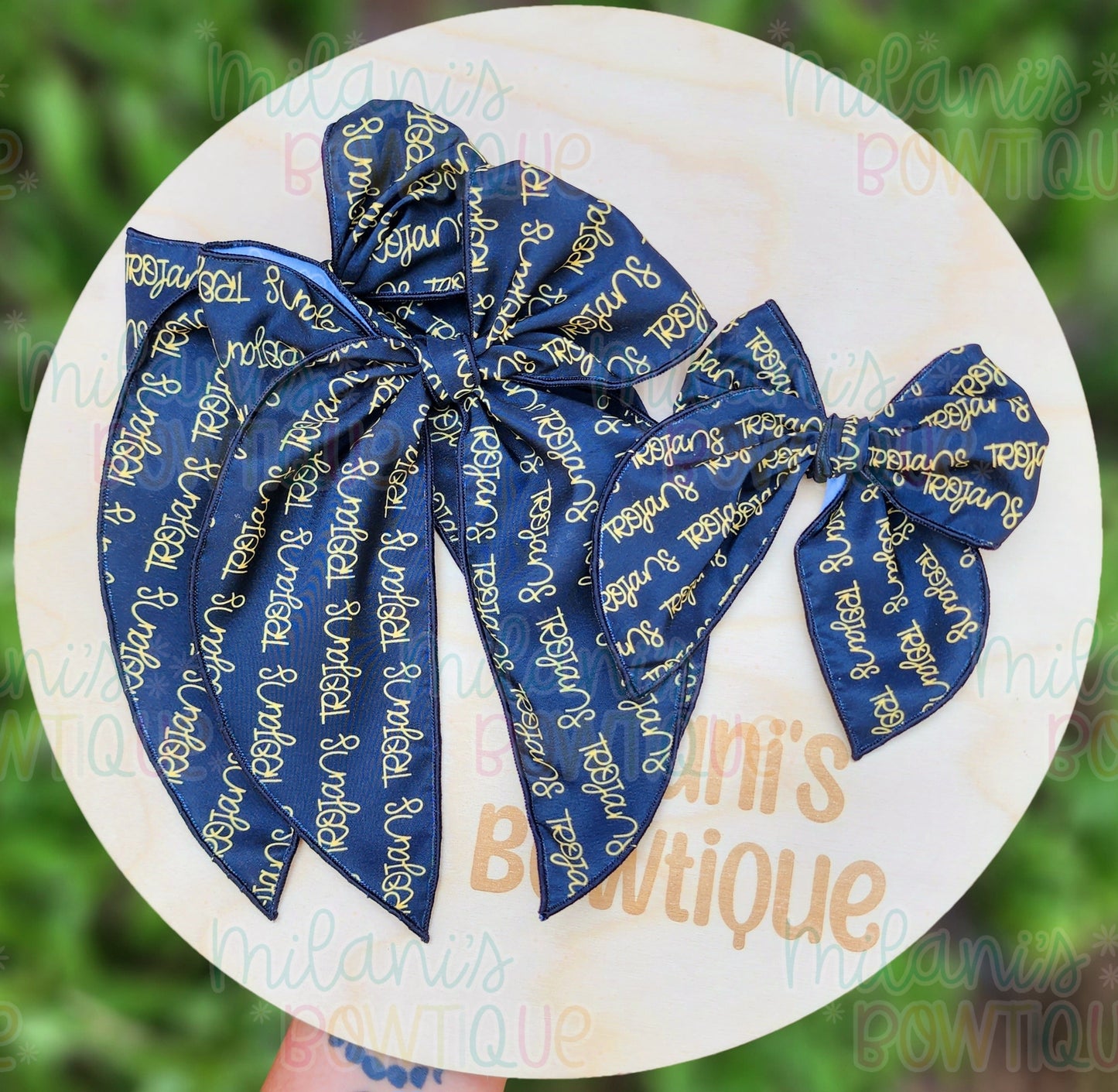 Personalized Sailor Bow