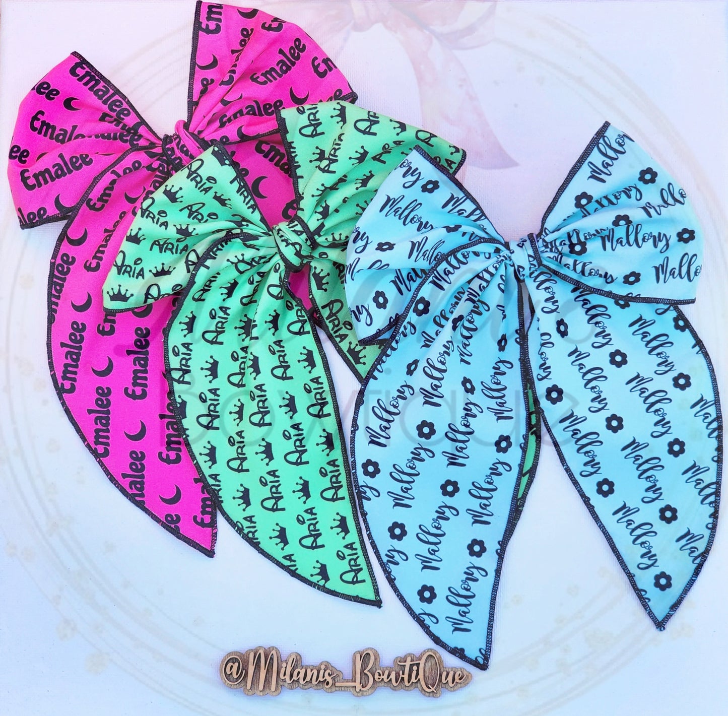 Personalized Sailor Bow