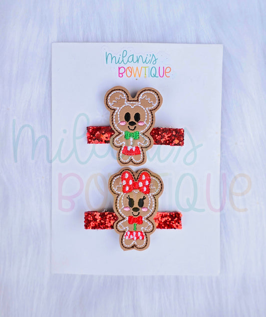Mouse Gingerbreads