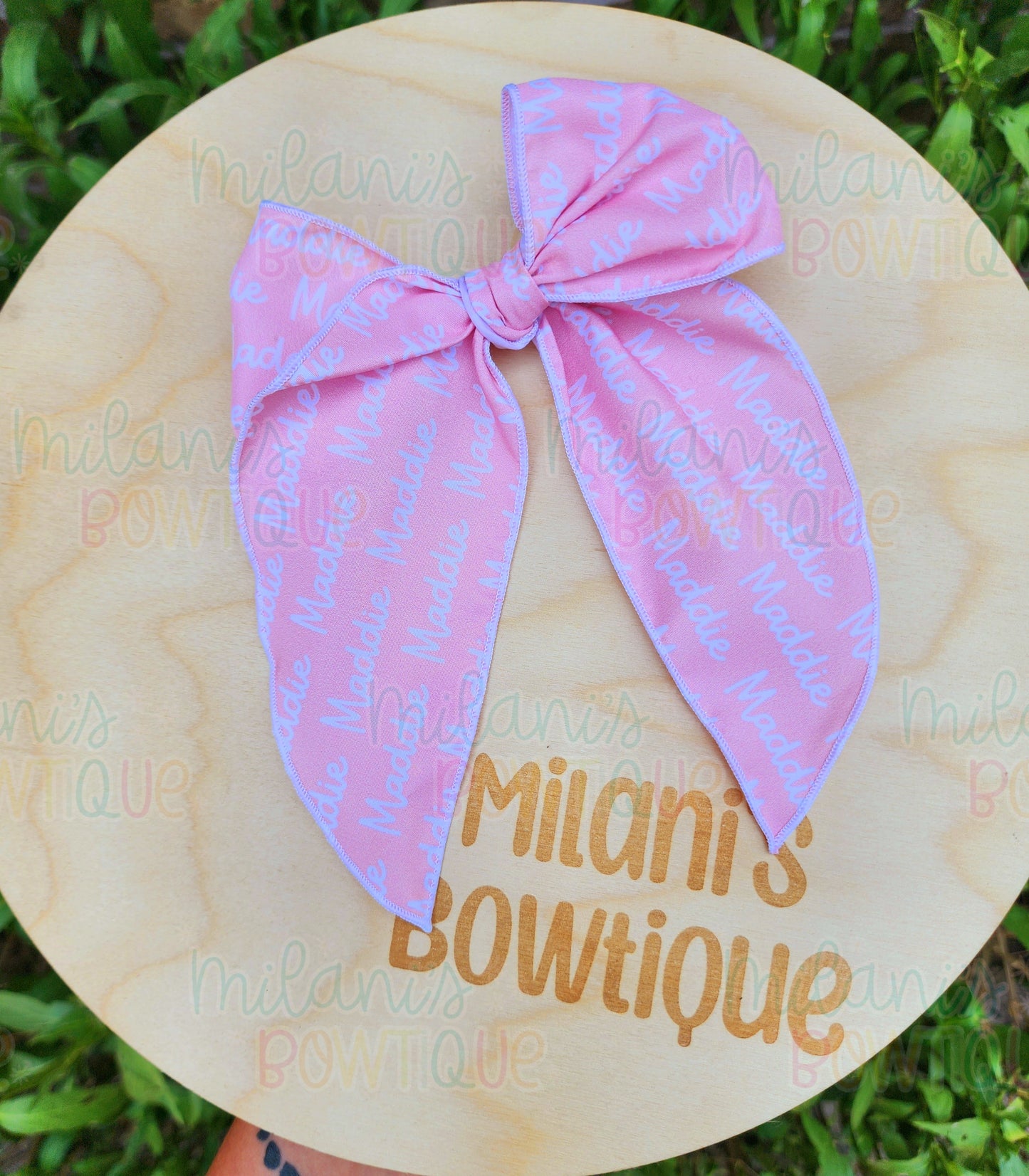 Personalized Sailor Bow
