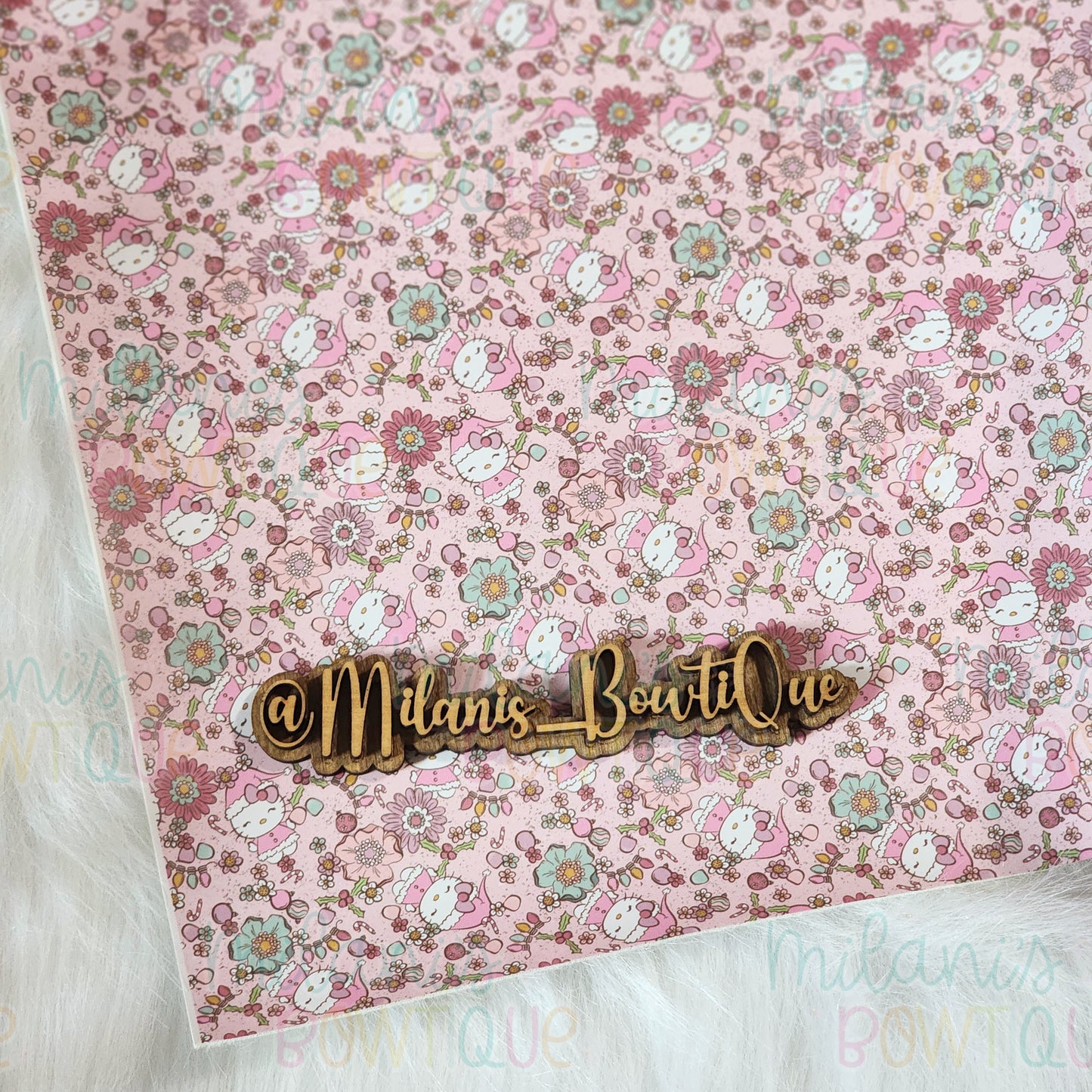 Kitty Christmas Floral