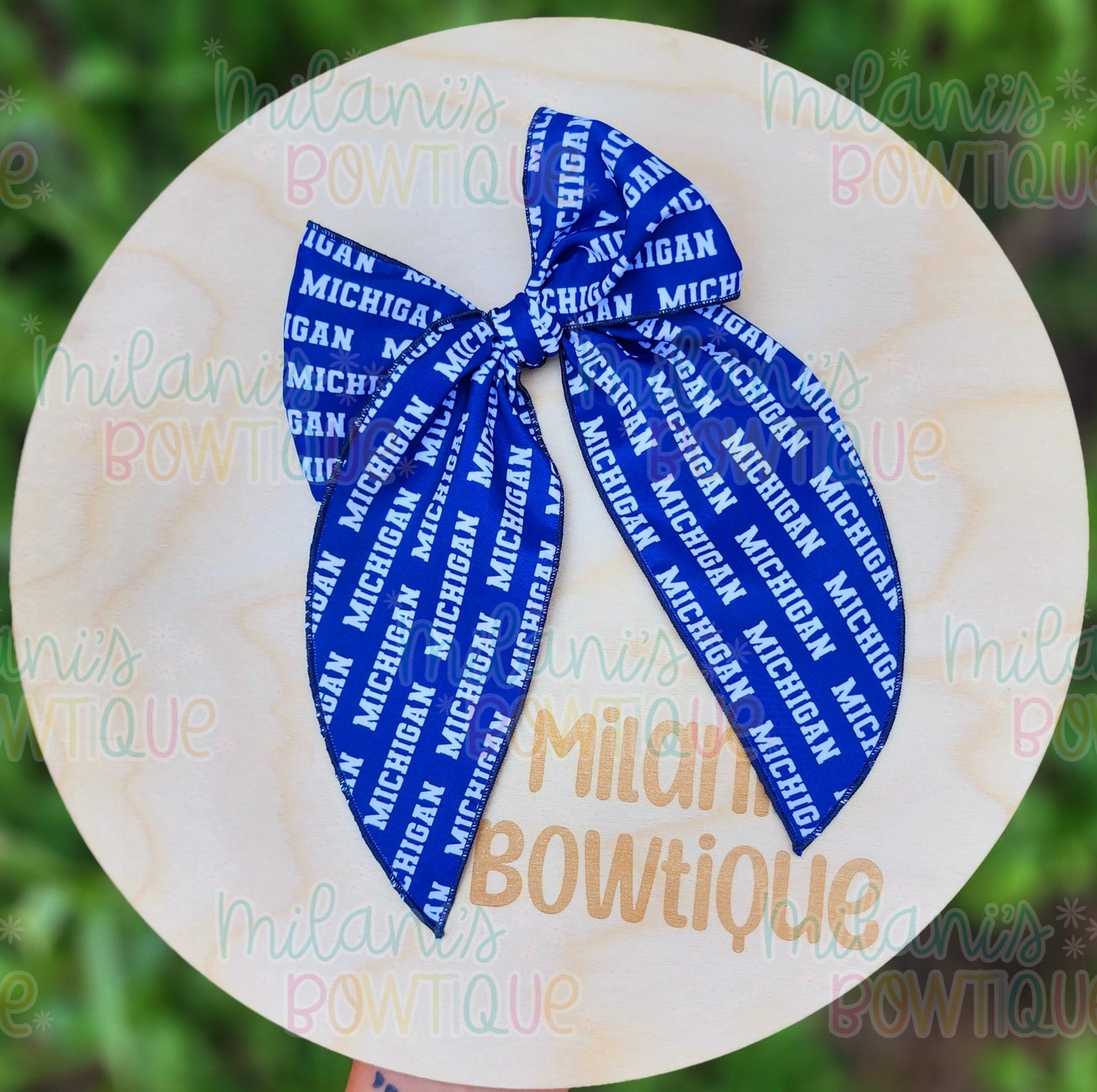 Personalized Sailor Bow